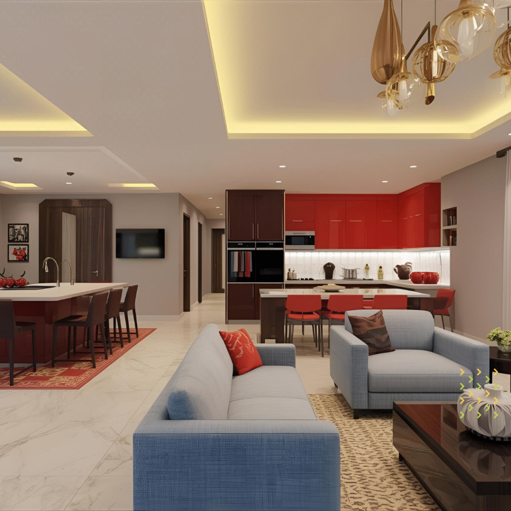 Bungalow Interior Designers in Goa-KingBuilders